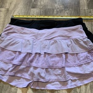 2 Lululemon skirts sz 10